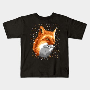 Fox Geometric colors Kids T-Shirt